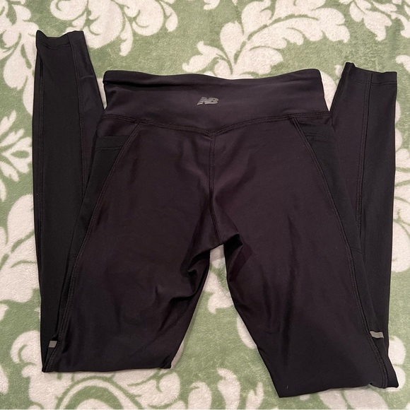 New balance black leggings / athletic tights - Picture 9 of 13